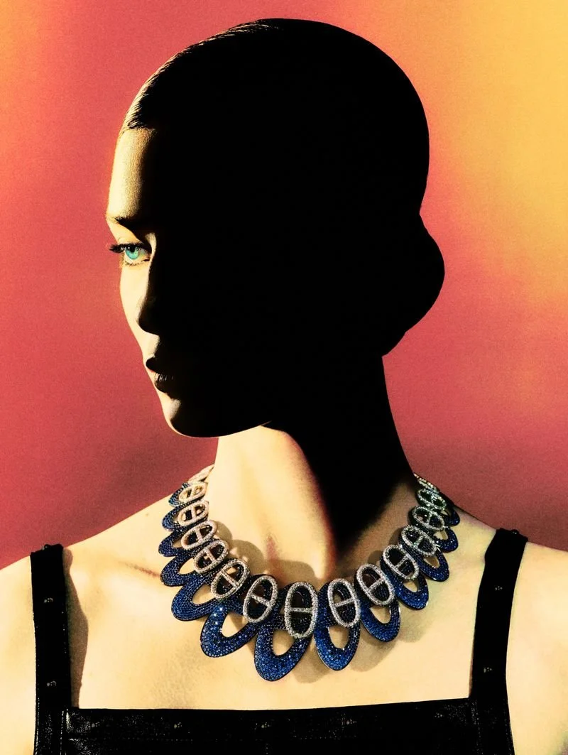Hermès High Jewelry 'Les Jeux de L'ombre' Campaign by Elizaveta
